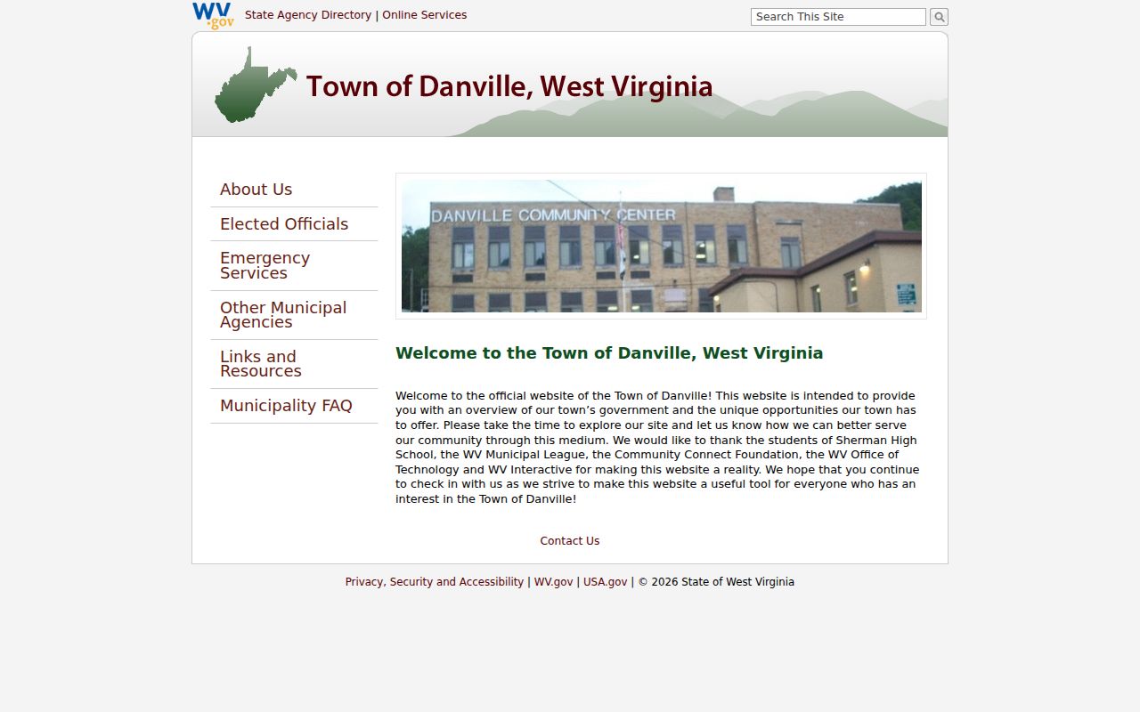 Official Danville municipal page for Danville court record routing