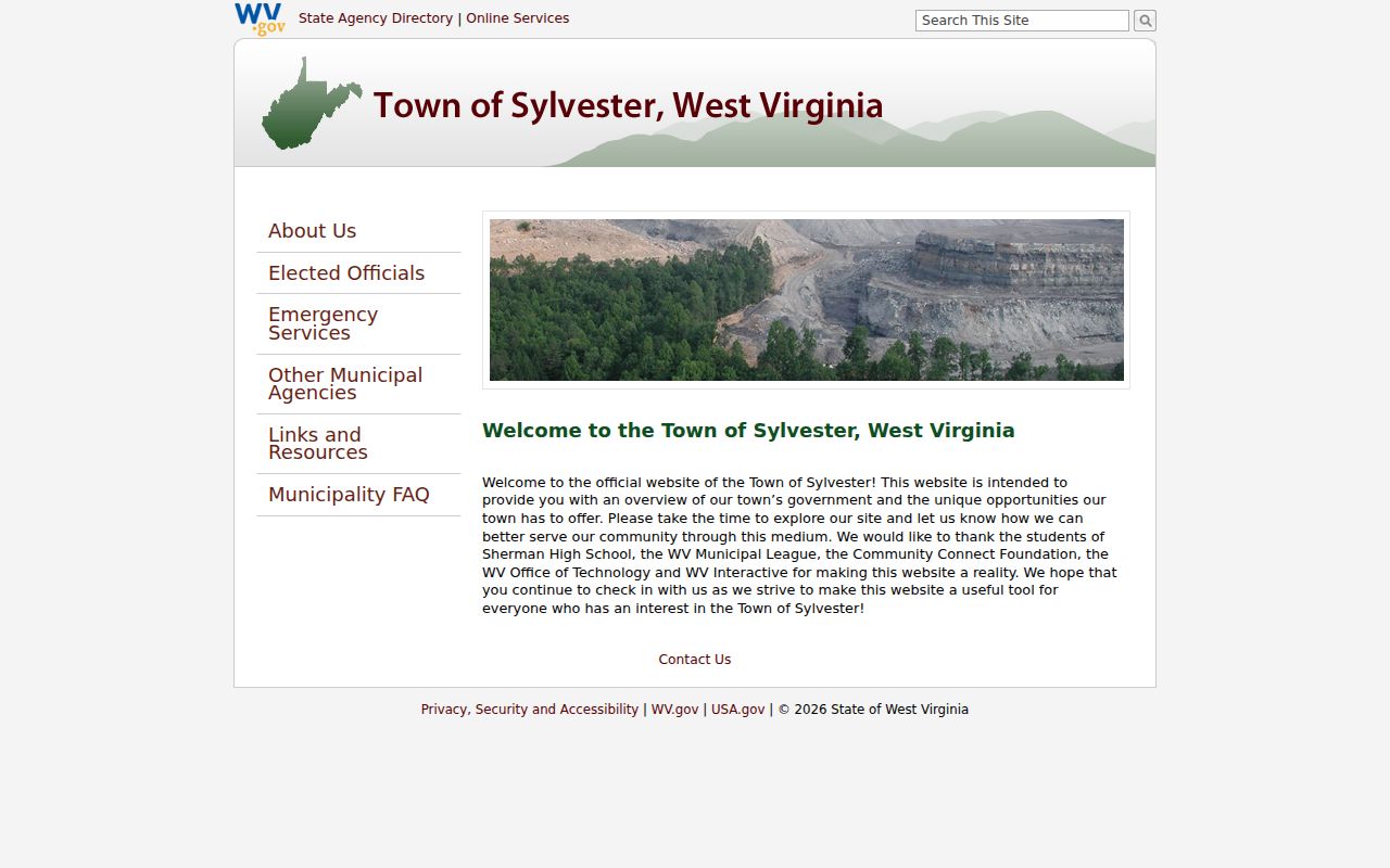 Official Sylvester municipal page for Sylvester court record routing